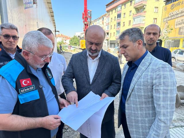 ALBAYRAK CADDESİ’NDE ÇALIŞMALAR BAŞLADI